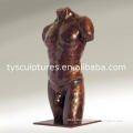 Cheap price nude female art statue bronze torso for sale